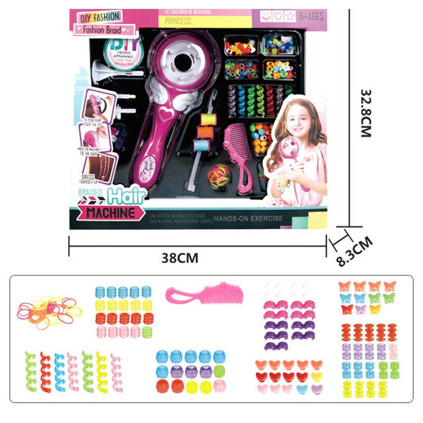 Electric Automatic Hair Braider DIY Braiding Hairstyle Tool Twist Braider Machine Hair Braid Weave Toys For Girl Child Gift