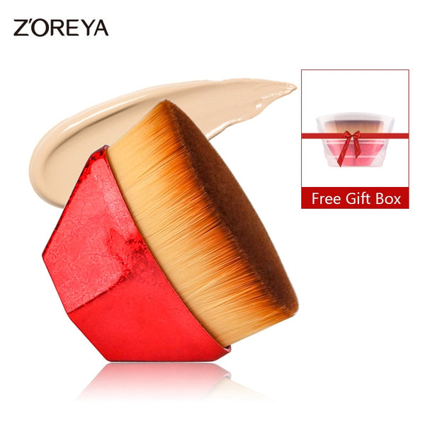 ZOREYA Makeup Brushes Tools Foundation Brush BB Cream Loose Powder Flat Brush Kit Set Female Make Up Cosmetics Beauty Brochas