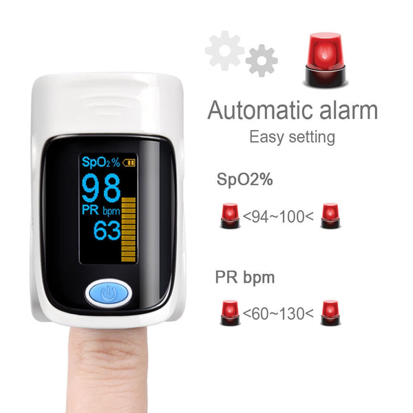 Medical Fingertip Oximetro Handheld Pulse Oximeter Mini De Pulso De Dedo SPO2 Blood Oxygen OLED Oximeter