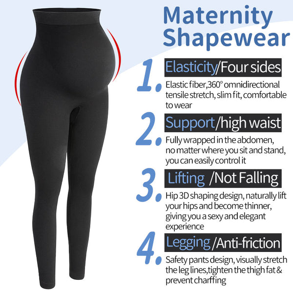 Maternity Leggings High Waist Pregnant Belly Support Legging Women Pregnancy Skinny Pants Body Shaping Fashion Knitted Clothes