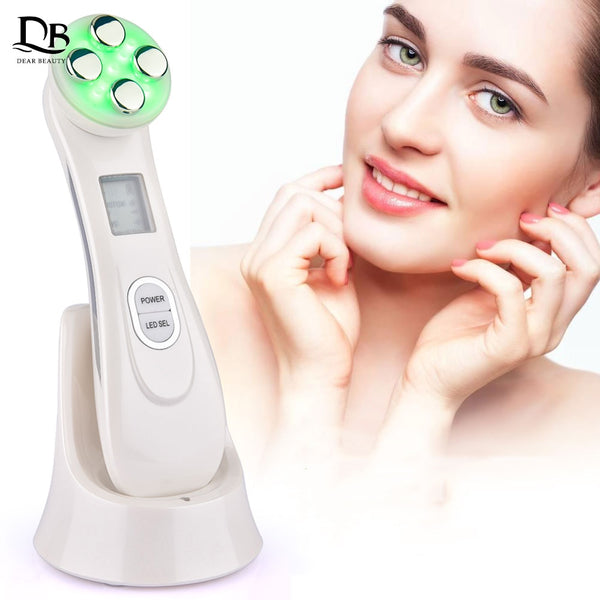 Electroporation LED Photon Facial RF Radio Frequency Skin Rejuvenation EMS Mesotherapy for Tighten Face Lift Beauty Treatment