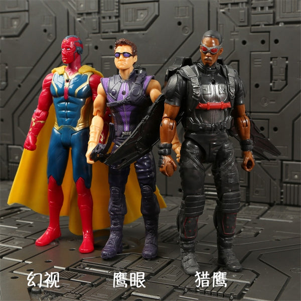 Marvel Avengers 3 Infinity War Movie Anime Super Heros Spiderman Captain America Iron Man Hulk Thor Superhero Action Figure Toys