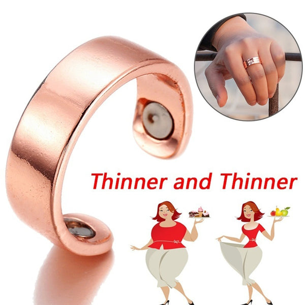 Magnetic Slimming Rings Natural Fat Burning Slimming Ring Magnetic Stimulation Acupoint Burning Fat Slimming Body Health Care