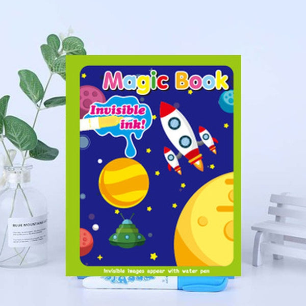 Montessori Toys Reusable Coloring Book Magical Water Drawing Book Sensory Early Education Toys for Kids Birthday Gift